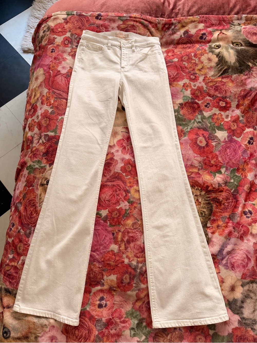 Tory Burch White Flare Denim Jeans Size 25